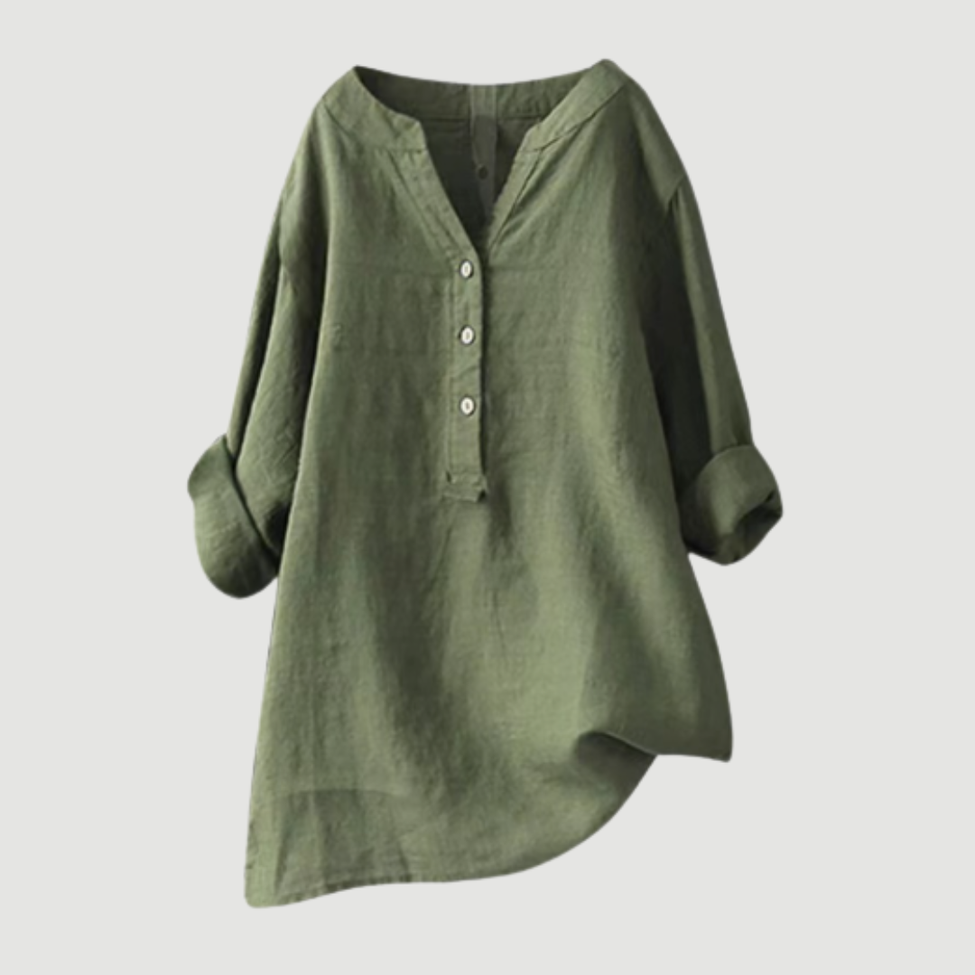 Alba | Camisa de Lino Fresca y Relajada