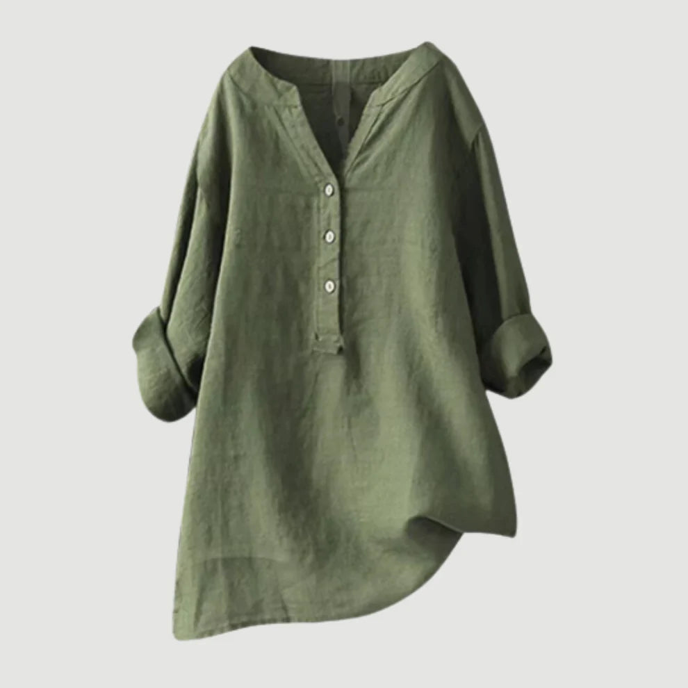 Alba | Camisa de Lino Fresca y Relajada