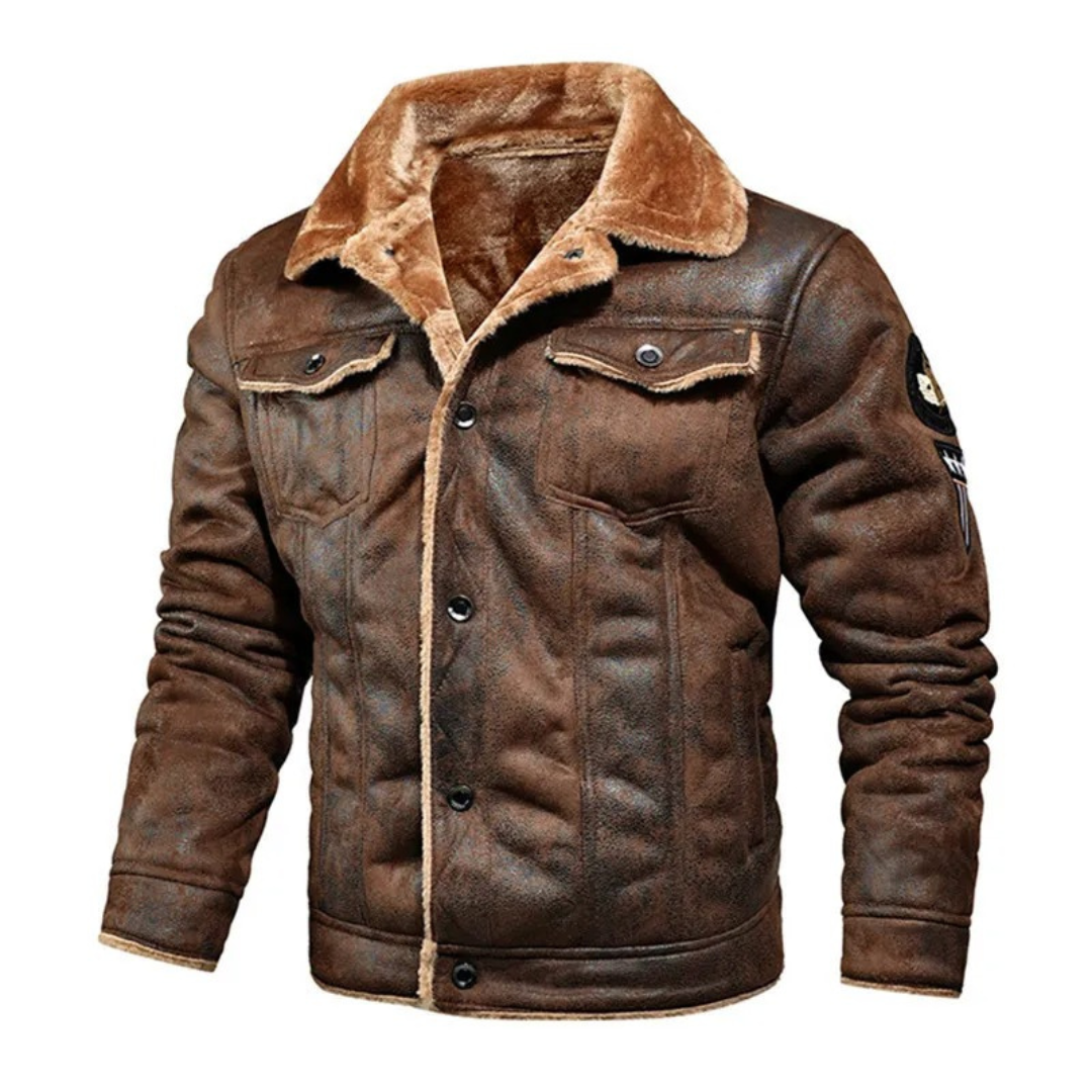 Jackson | Chaqueta de Cuero Cálida
