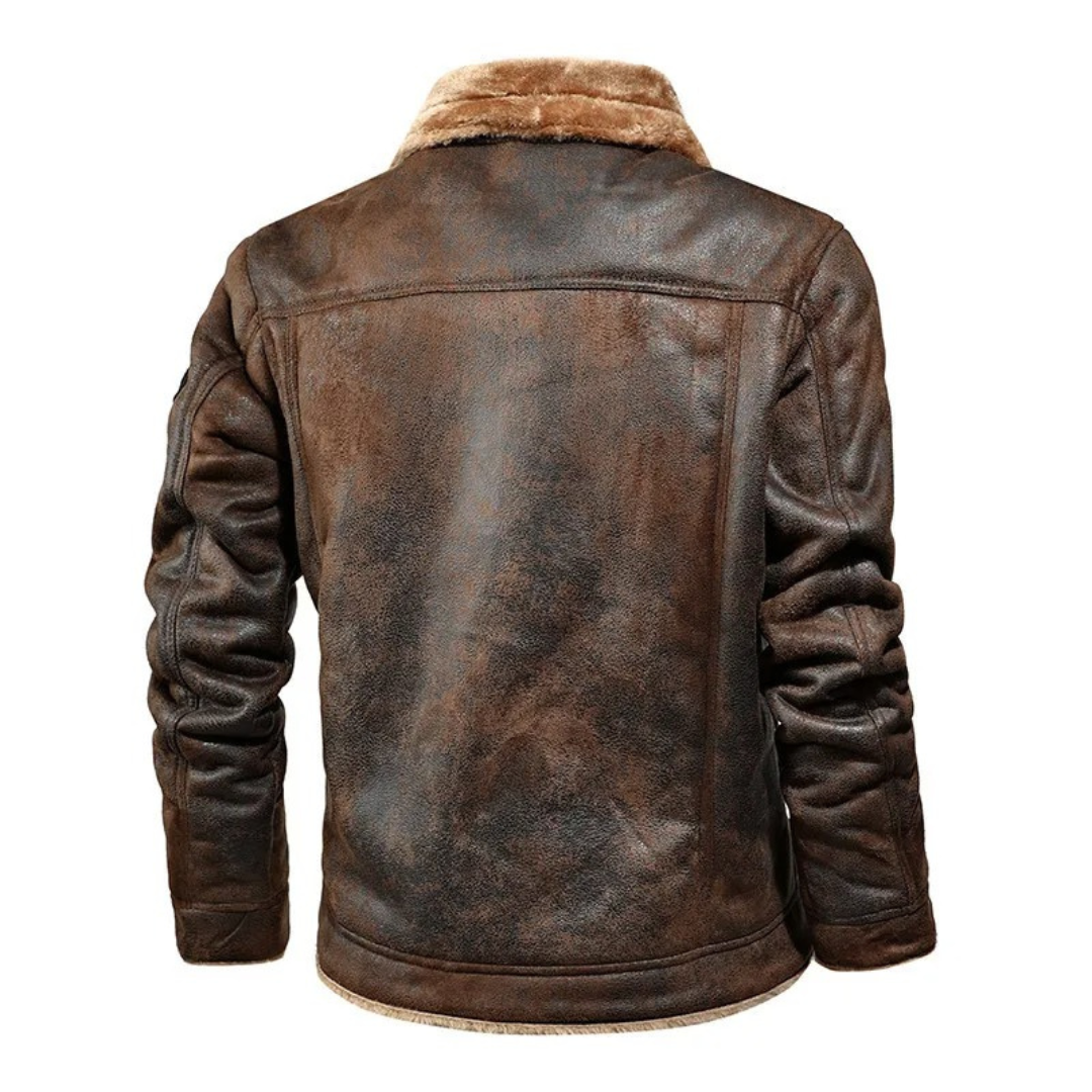 Jackson | Chaqueta de Cuero Cálida