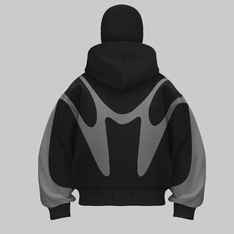 Sudadera Estampada Con Capucha