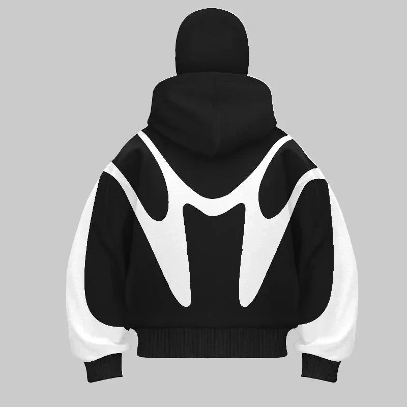 Sudadera Estampada Con Capucha