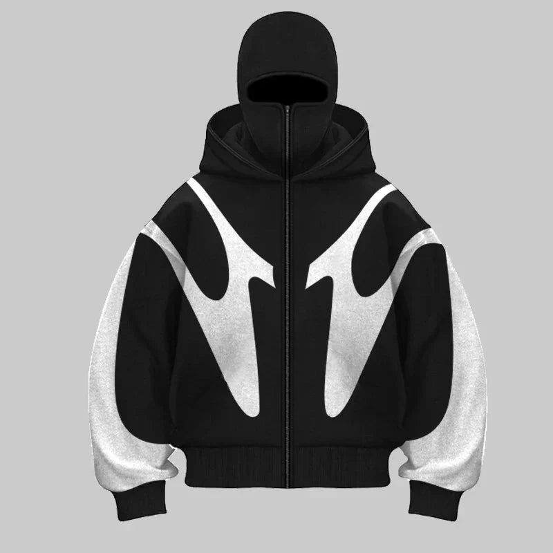 Sudadera Estampada Con Capucha