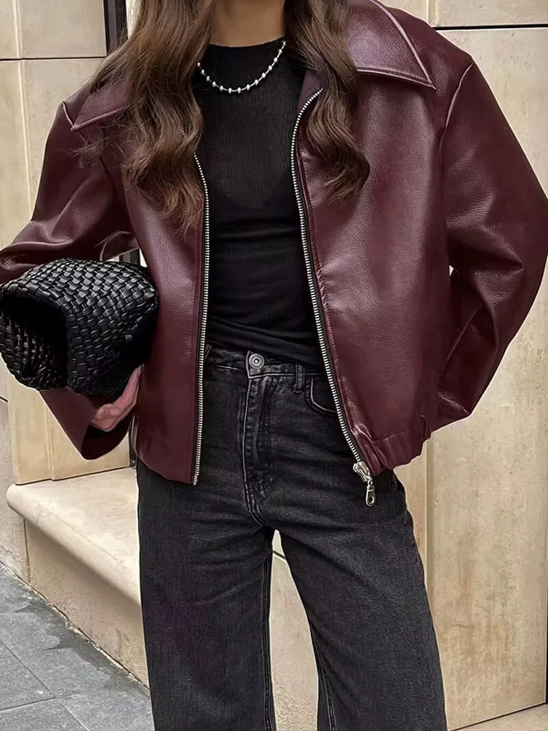 Inaya | Bomber Cuero