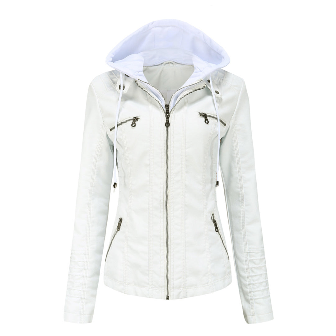 Jimena | Chaqueta de Piel con Capucha