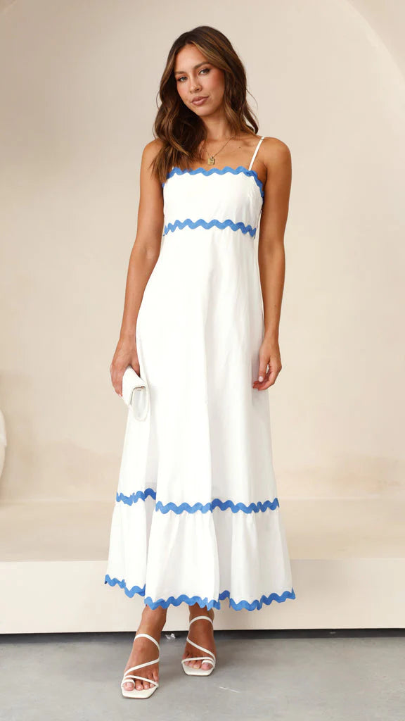 Clara | Vestido Largo De Tirantes