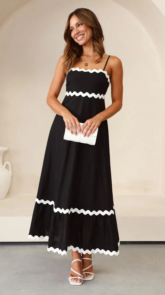 Clara | Vestido Largo De Tirantes