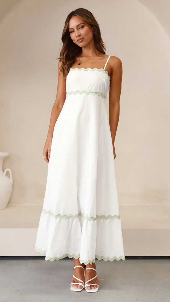 Clara | Vestido Largo De Tirantes