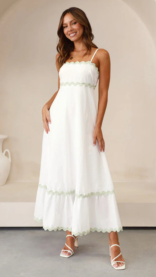 Clara | Vestido Largo De Tirantes