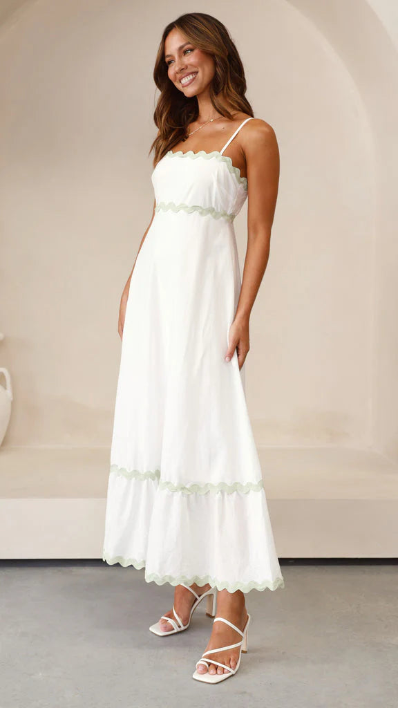 Clara | Vestido Largo De Tirantes