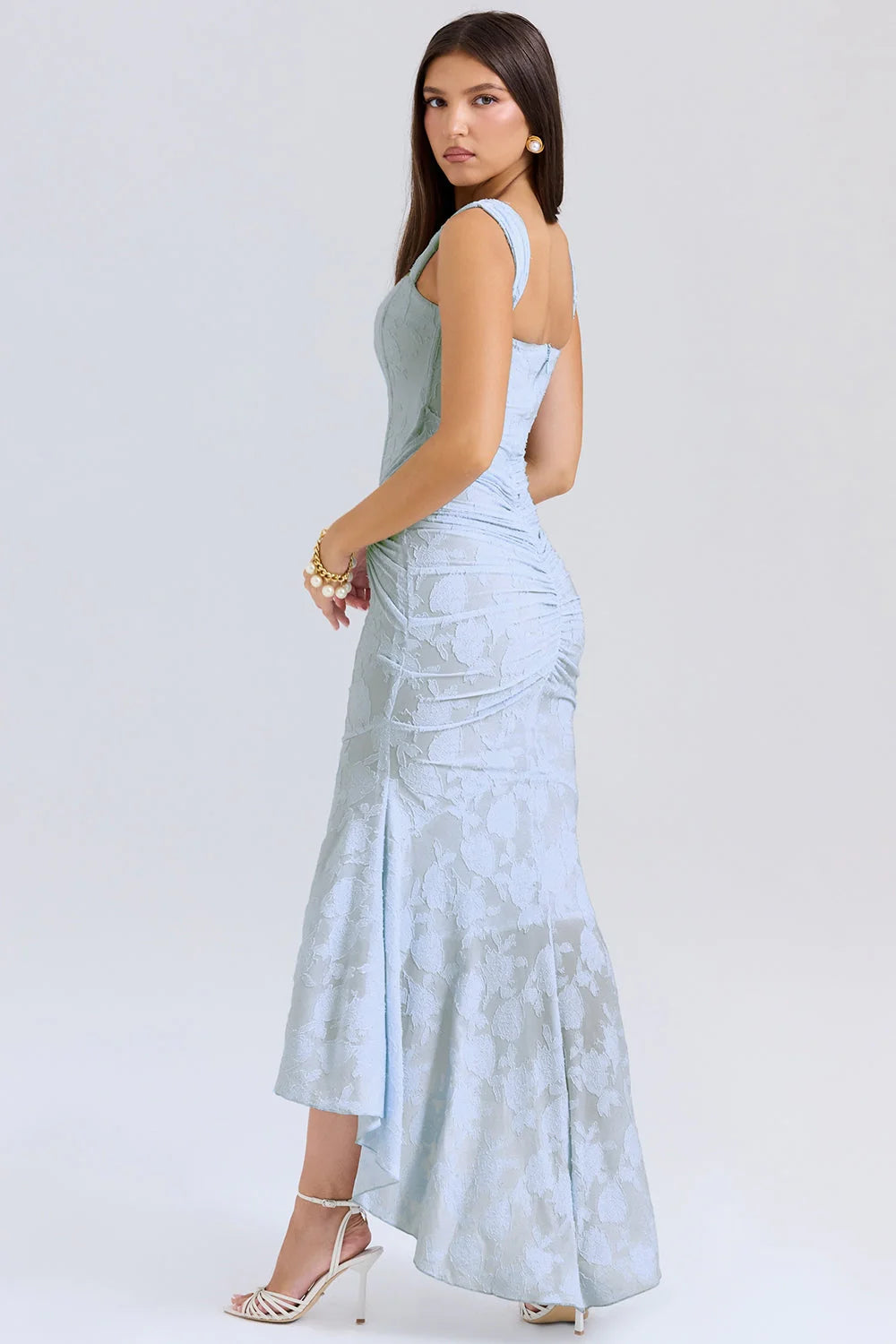 Cesca | Vestido Largo Con Corsé