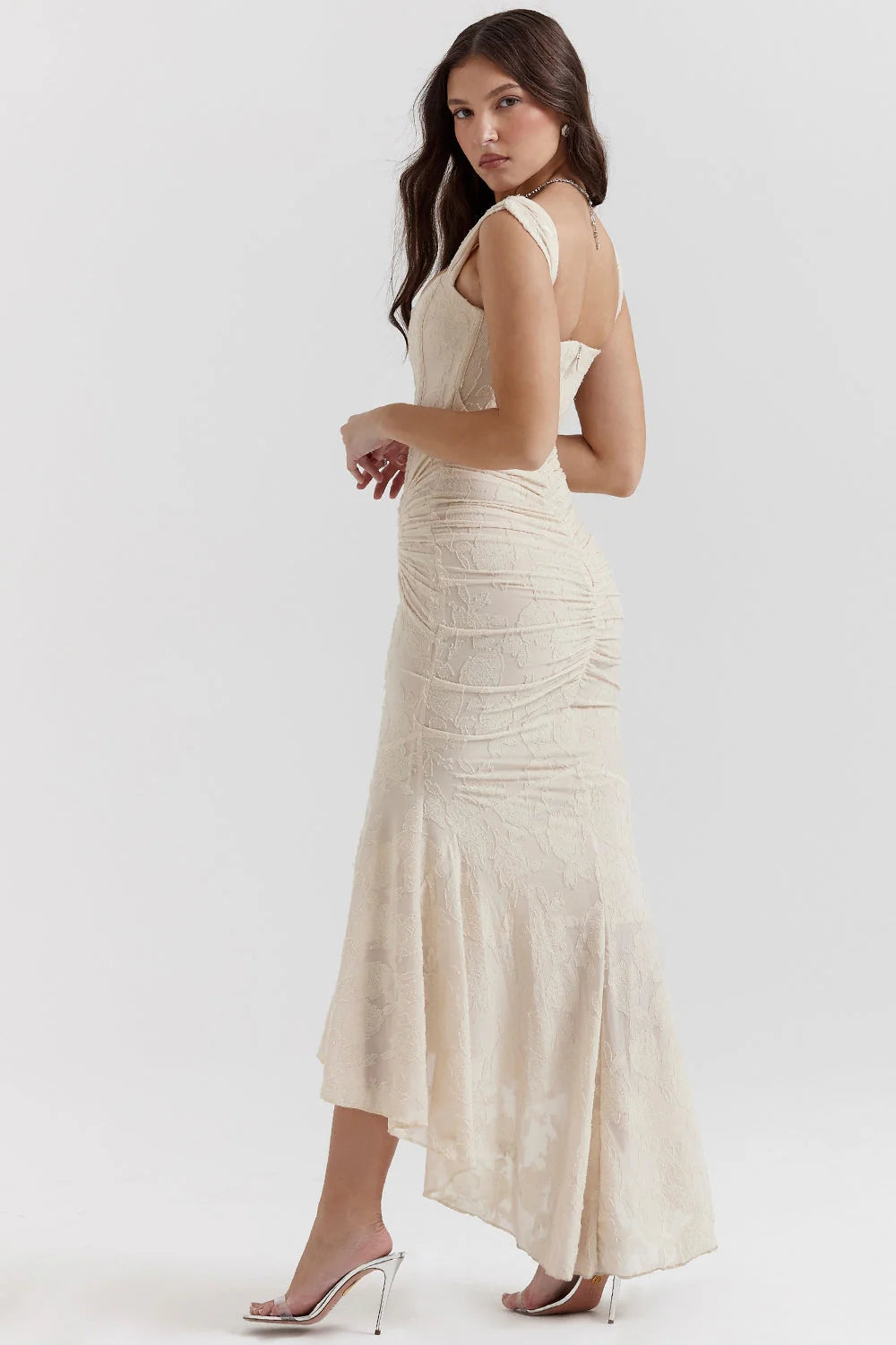 Cesca | Vestido Largo Con Corsé
