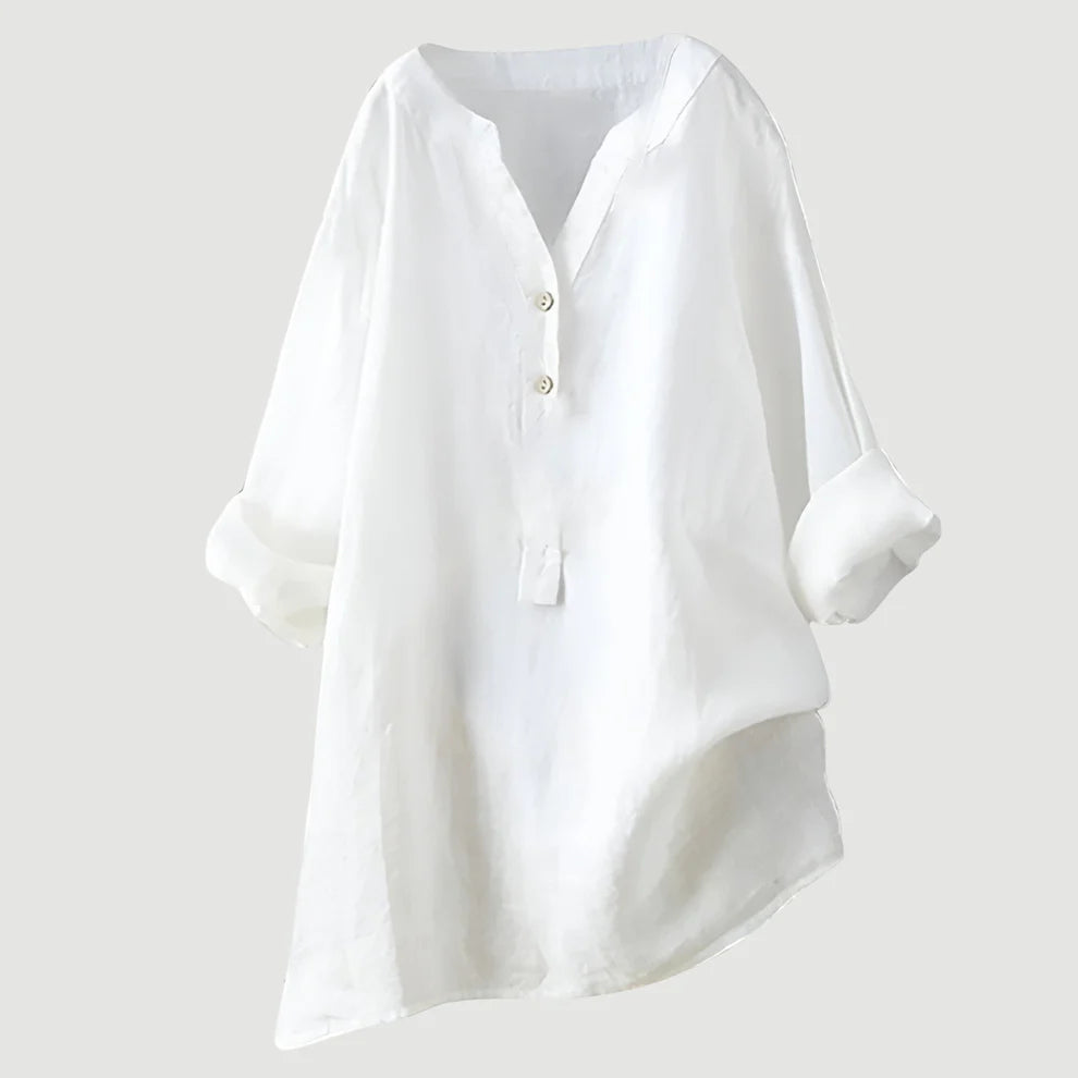 Alba | Camisa de Lino Fresca y Relajada