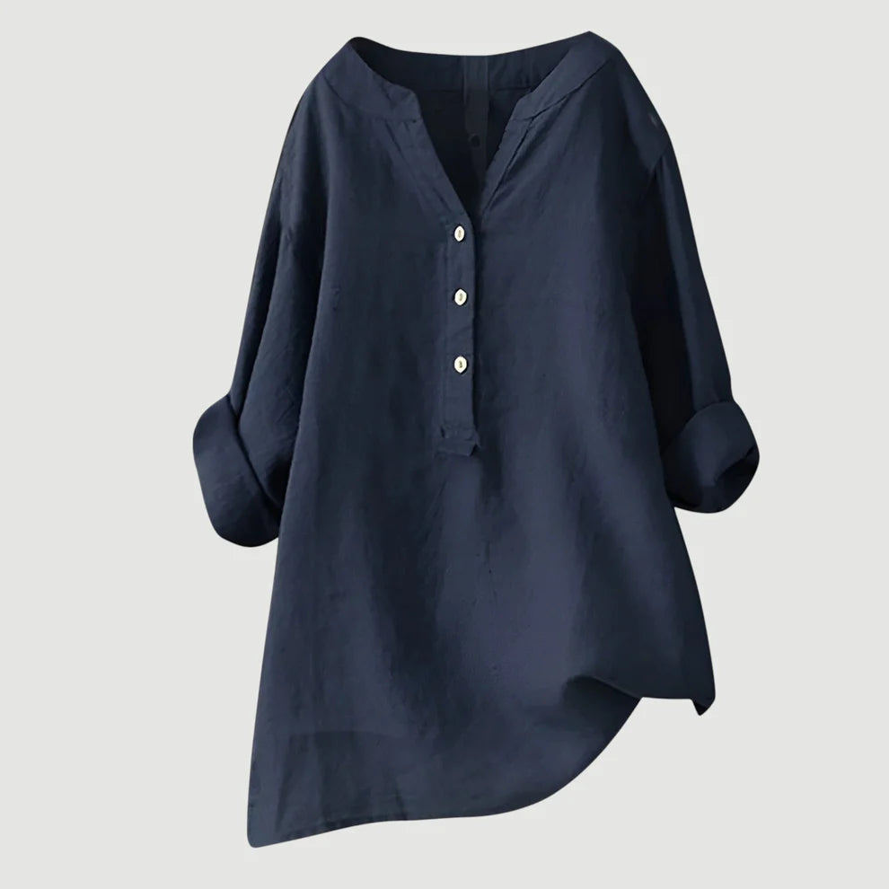 Alba | Camisa de Lino Fresca y Relajada