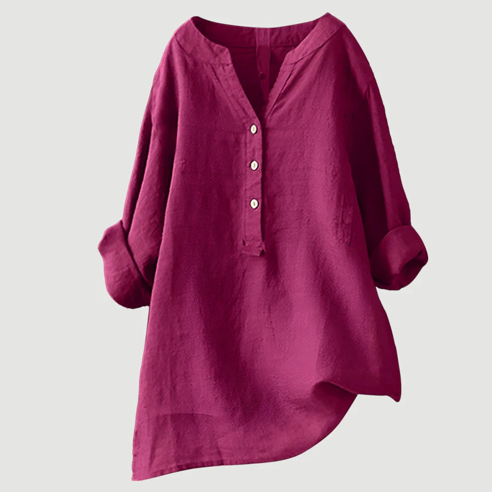 Alba | Camisa de Lino Fresca y Relajada
