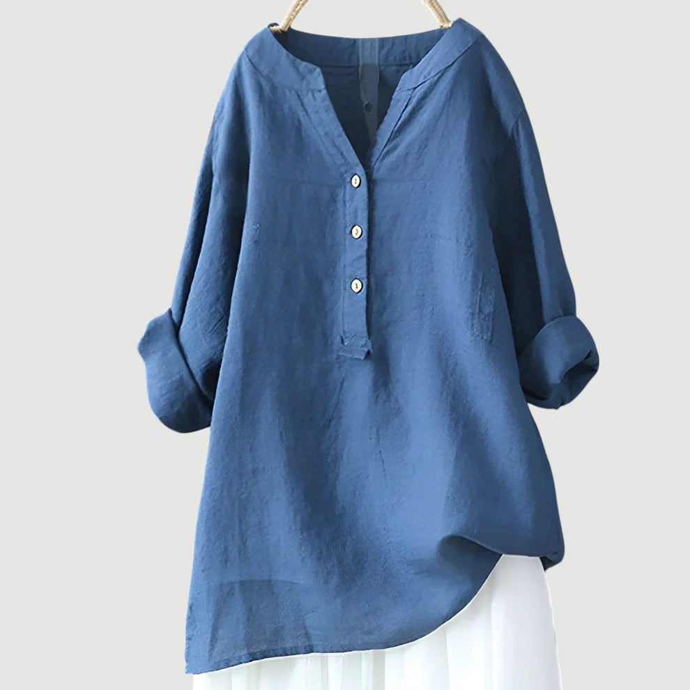 Alba | Camisa de Lino Fresca y Relajada