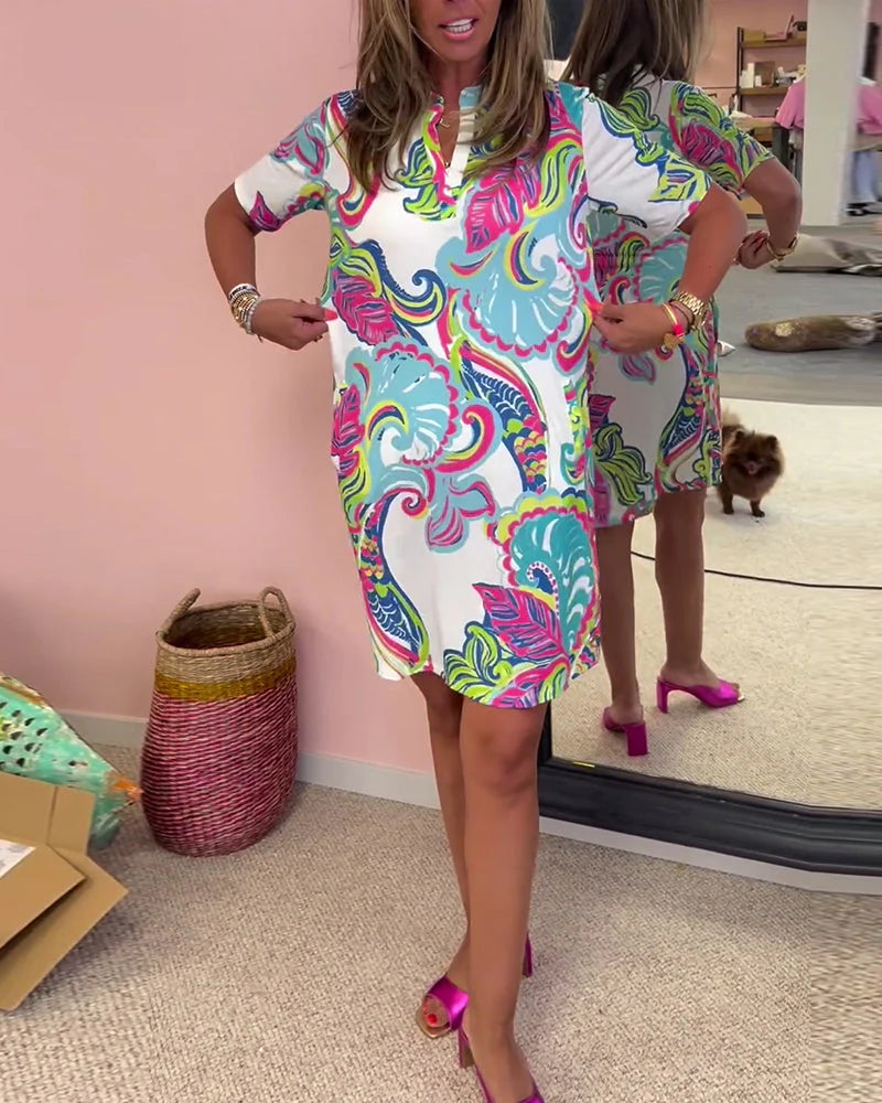 Nadia | Vestido Midi Estampado