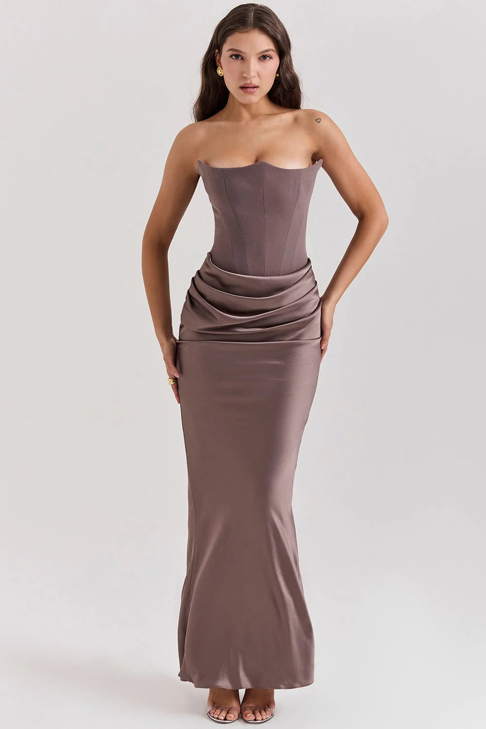 Dalia | Vestido Largo De Satén
