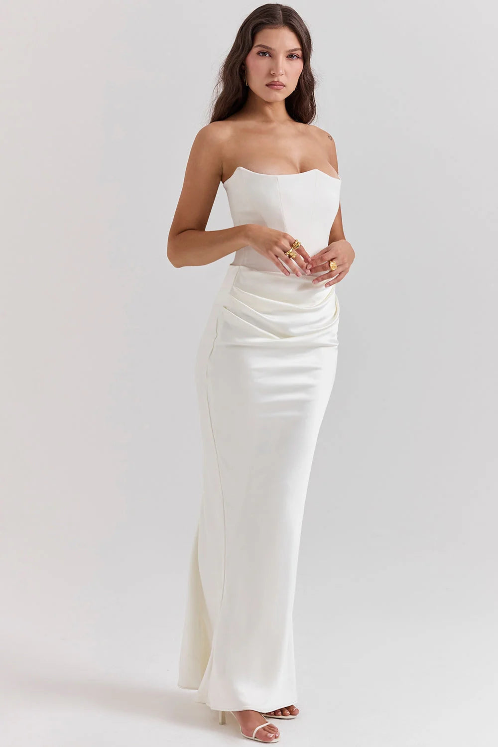 Dalia | Vestido Largo De Satén