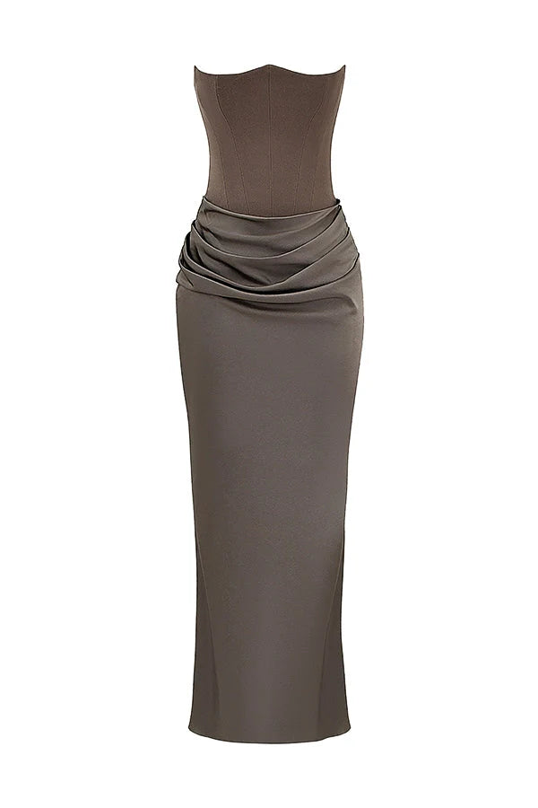 Dalia | Vestido Largo De Satén