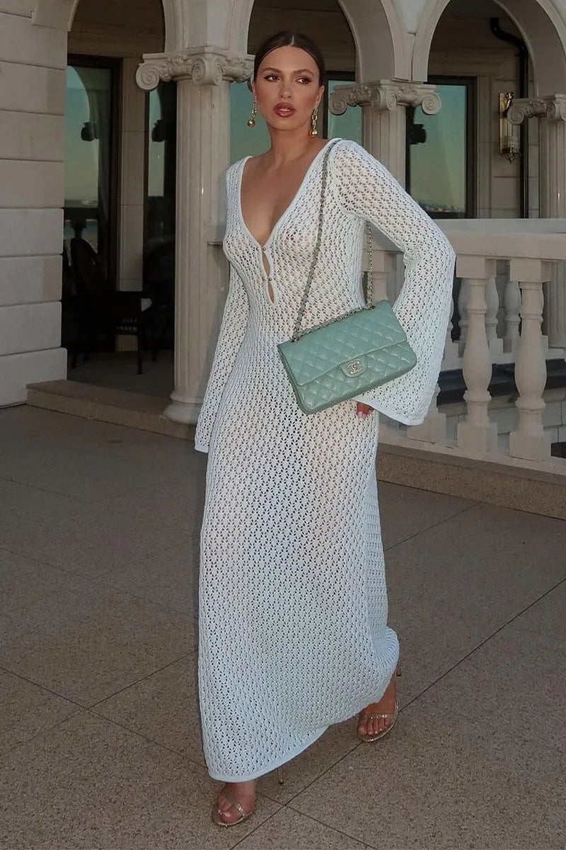 Marina | Vestido Midi Crochet