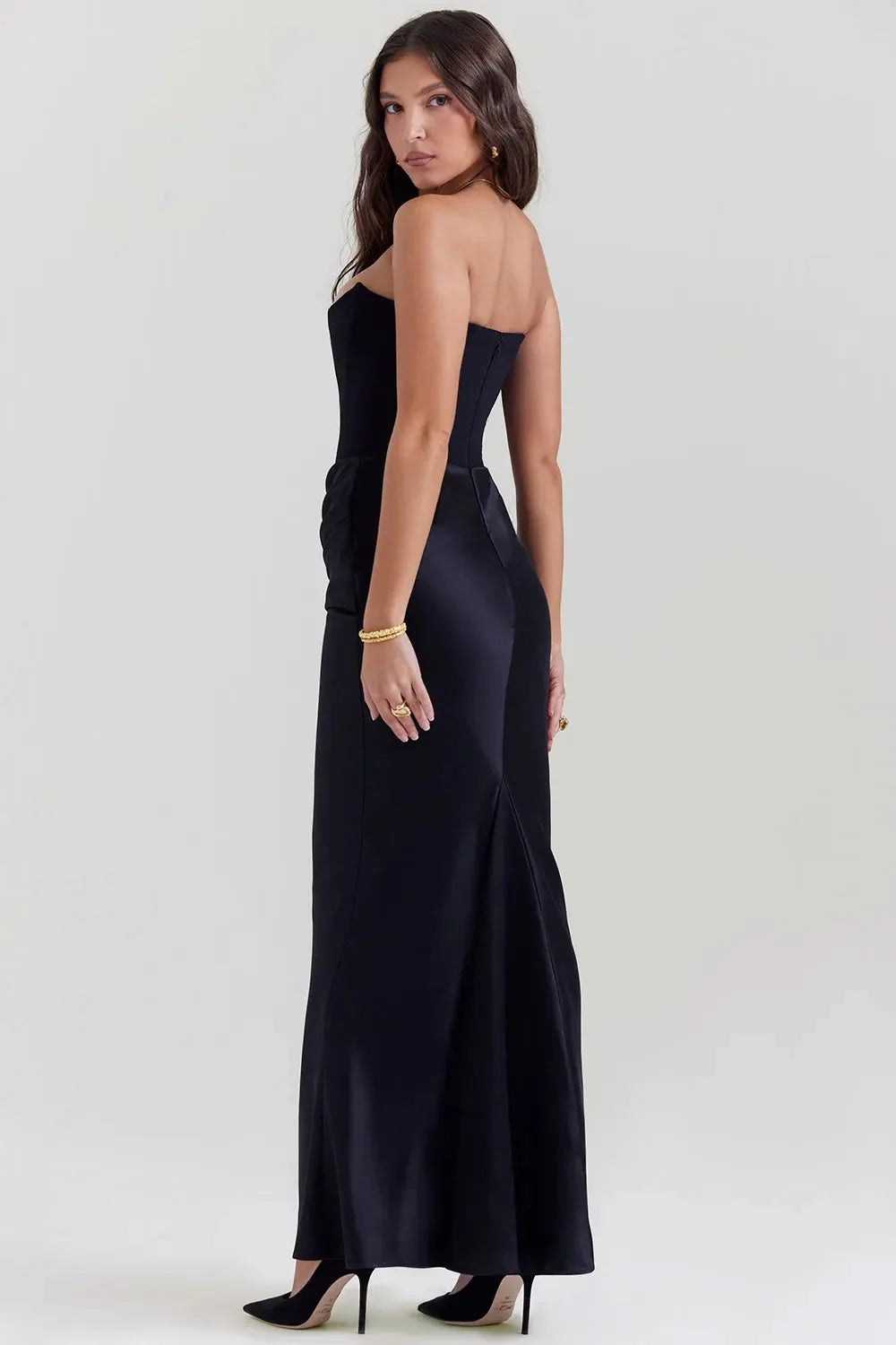 Dalia | Vestido Largo De Satén