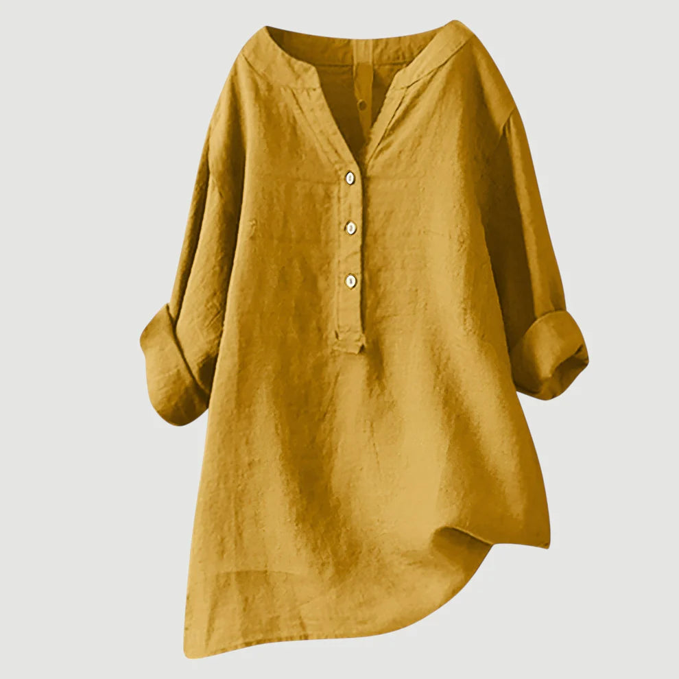 Alba | Camisa de Lino Fresca y Relajada