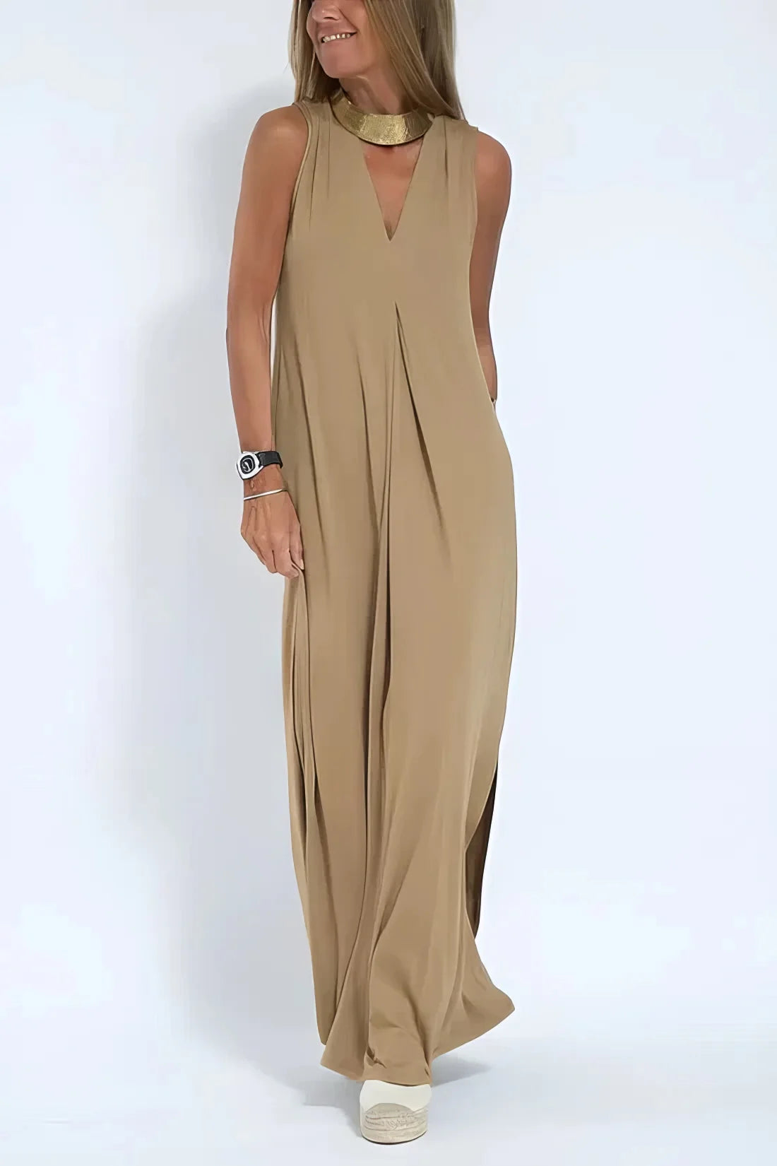 Vestido Largo Elegante + Cárdigan a Juego de REGALO