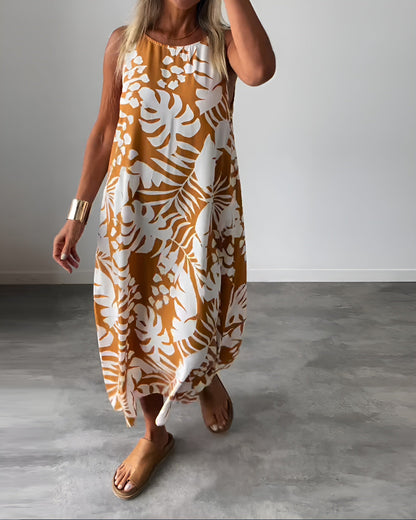 Monica| Vestido elegante sin mangas
