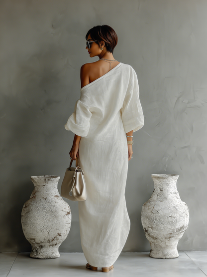 Vestido Elegante y Vaporoso