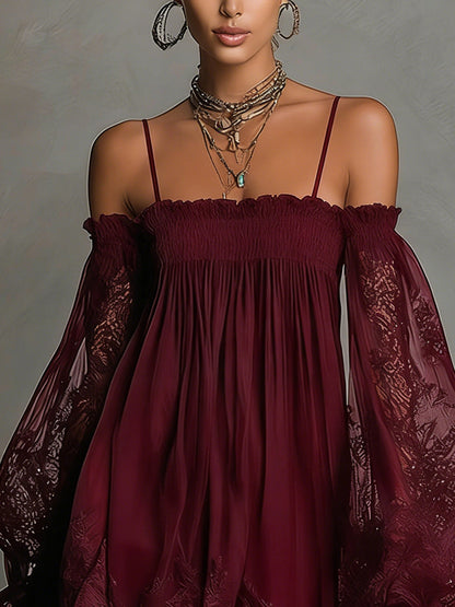 Noemi • Vestido Mini Hombros al Descubierto