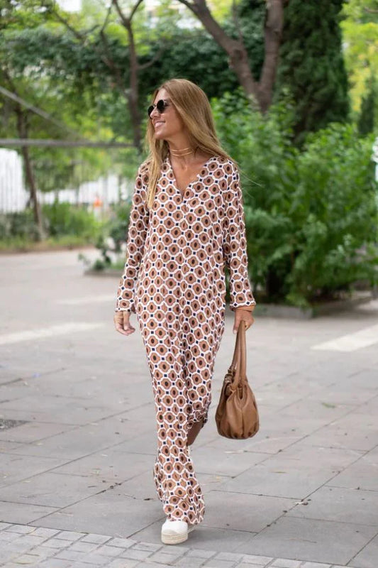 Bellevo | Vestido Elegante Con Estampado