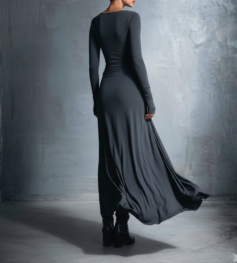 Vittoria · Vestido Largo con Lazo Lateral