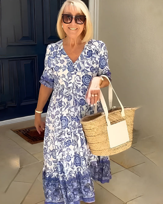 Evelyn | Vestido elegante con flores