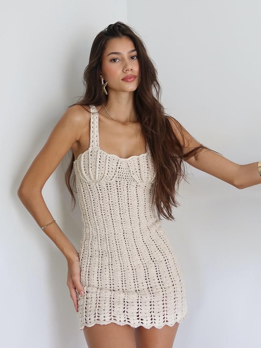 Arlet | Mini Vestido De Crochet