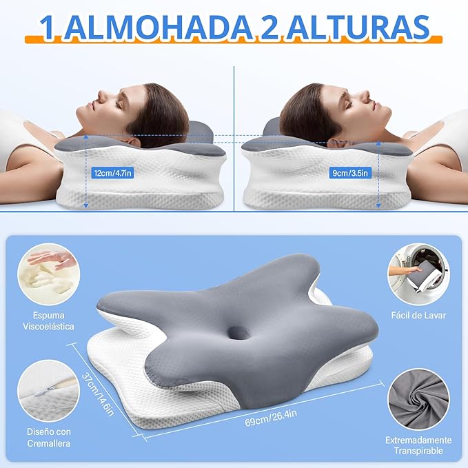 Almohada Ergonómica Lunava