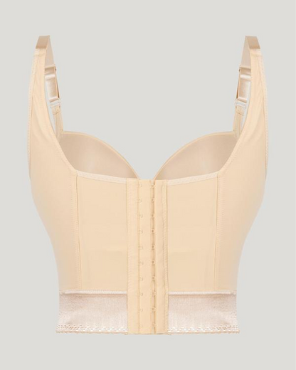 Built-In Shapewear Longline Push-Up Bra