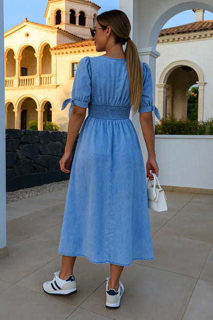 Clara | Elegante Vestido de Diario con Botones
