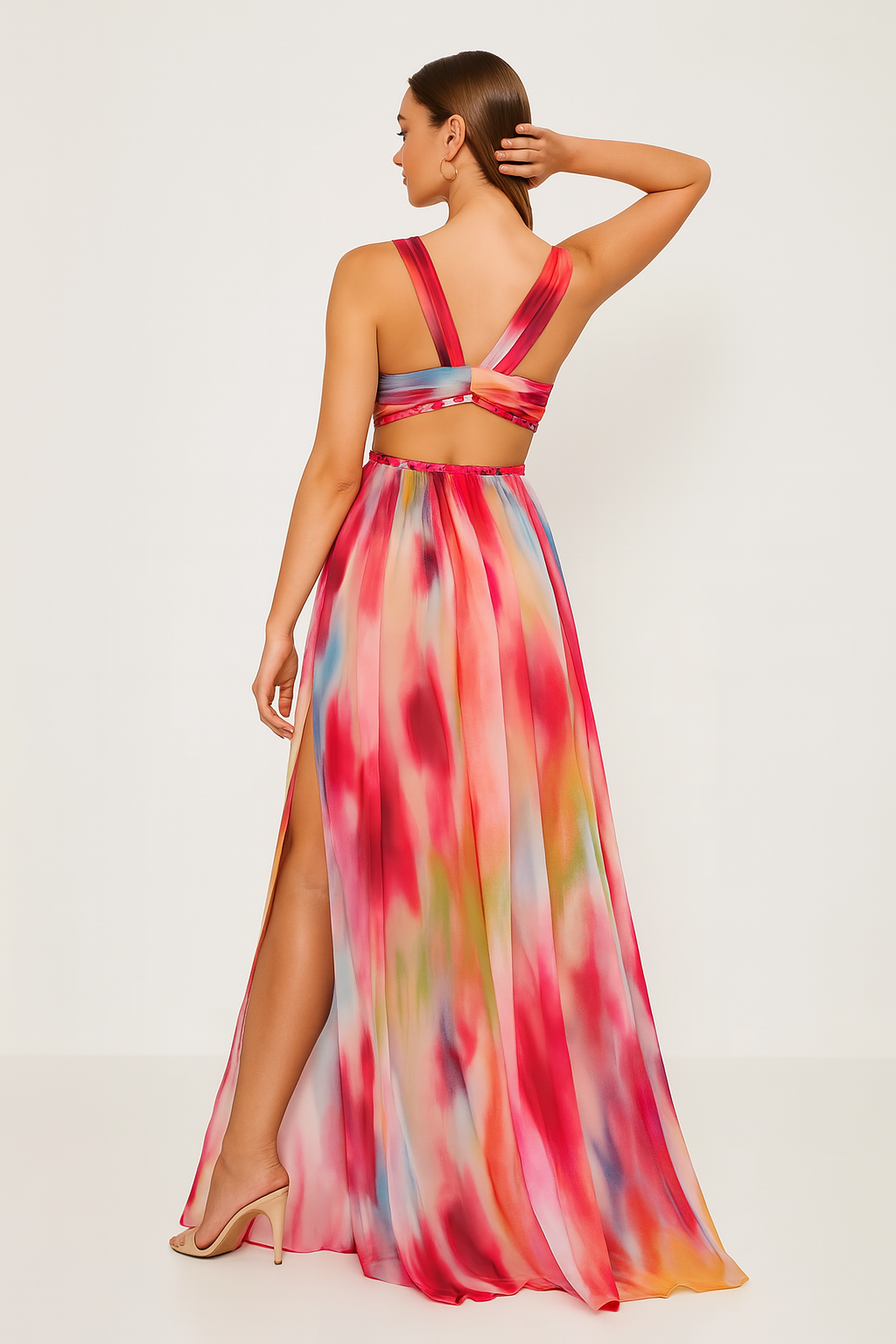 Freya | Vestido Efecto Pintado
