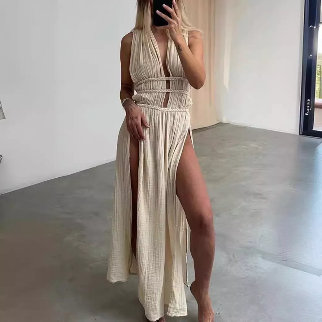 Afra | Vestido Largo Sin Mangas