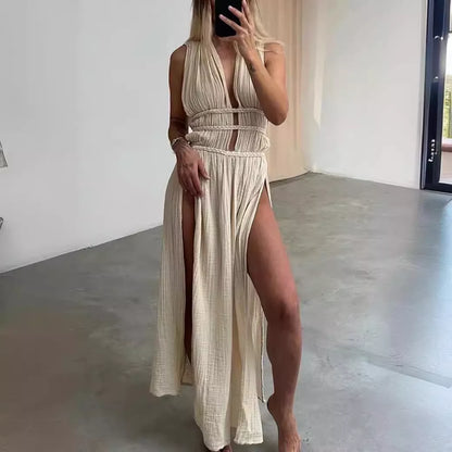 Afra | Vestido Largo Sin Mangas
