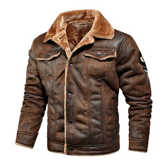 Jackson | Chaqueta de Cuero Cálida
