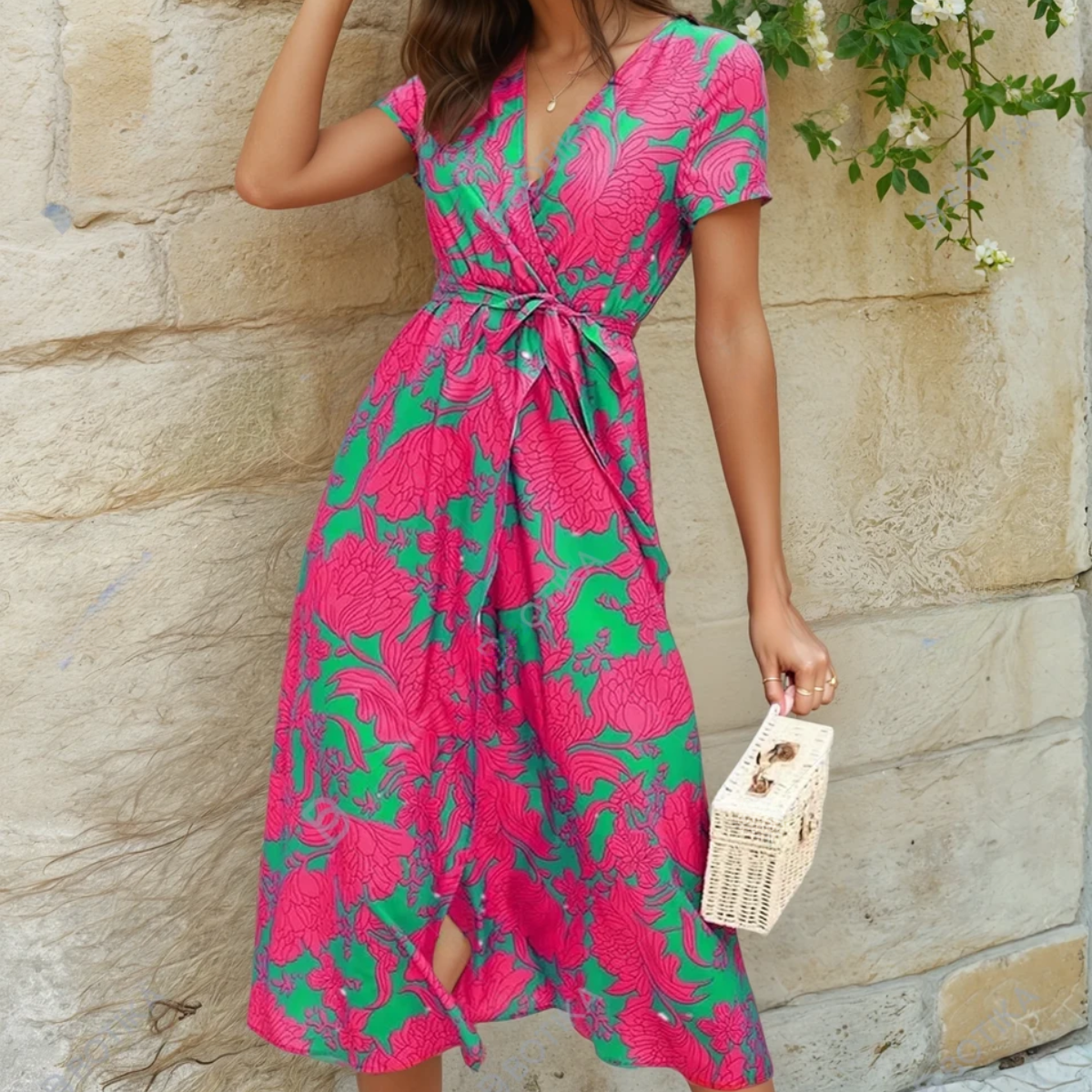 Luisa | Vestido colorido, ligero y elegante
