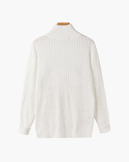 LORCA Jersey de Punto Trenzado