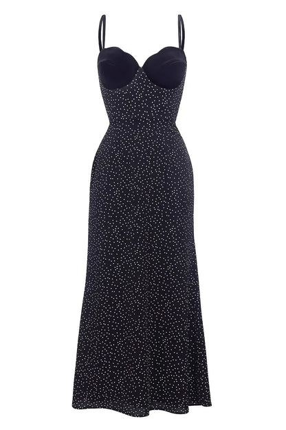 Aria | Vestido Midi Negro