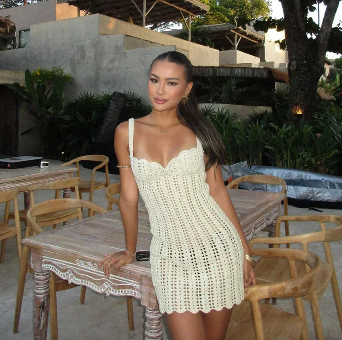Arlet | Mini Vestido De Crochet