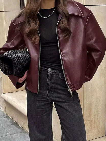 Inaya | Bomber Cuero