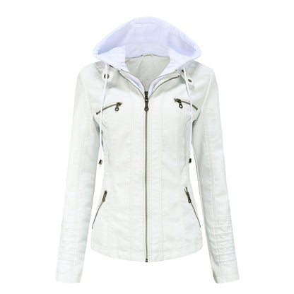 Jimena | Chaqueta de Piel con Capucha