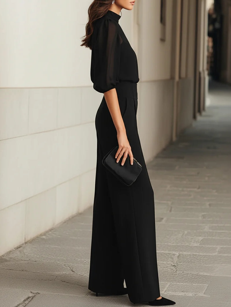 Valentina • Conjunto de Tres Piezas en Negro