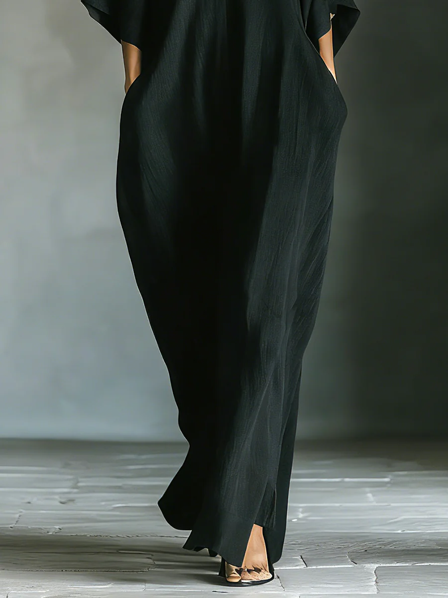 Alessandra • Vestido Largo Oversize Tipo Kimono